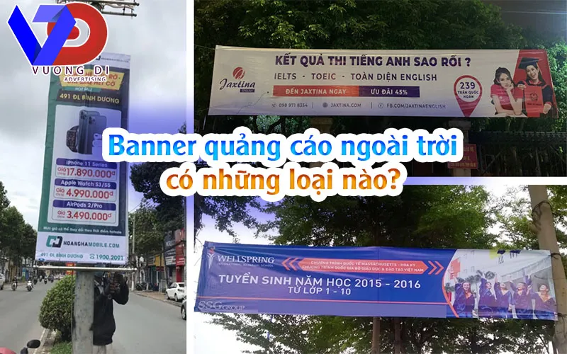 in banner quảng cáo ngoài trời