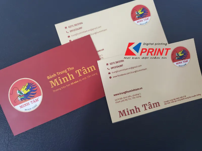 In card visit 2 mặt chất lượng cao