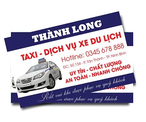 In card visit taxi giá rẻ