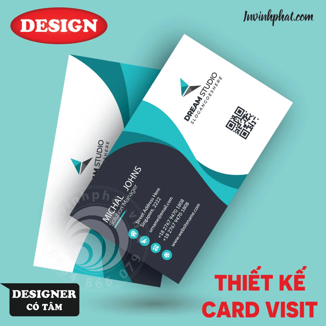 mẫu card visit đẹp