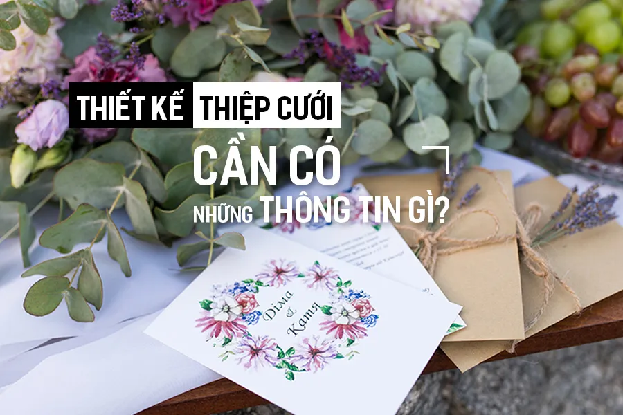 Mẫu thiệp cưới trang trọng